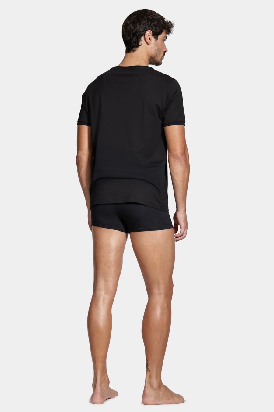 Kit Cueca Boxer Curto Modal Lenzing Preto — foto 3 de 5