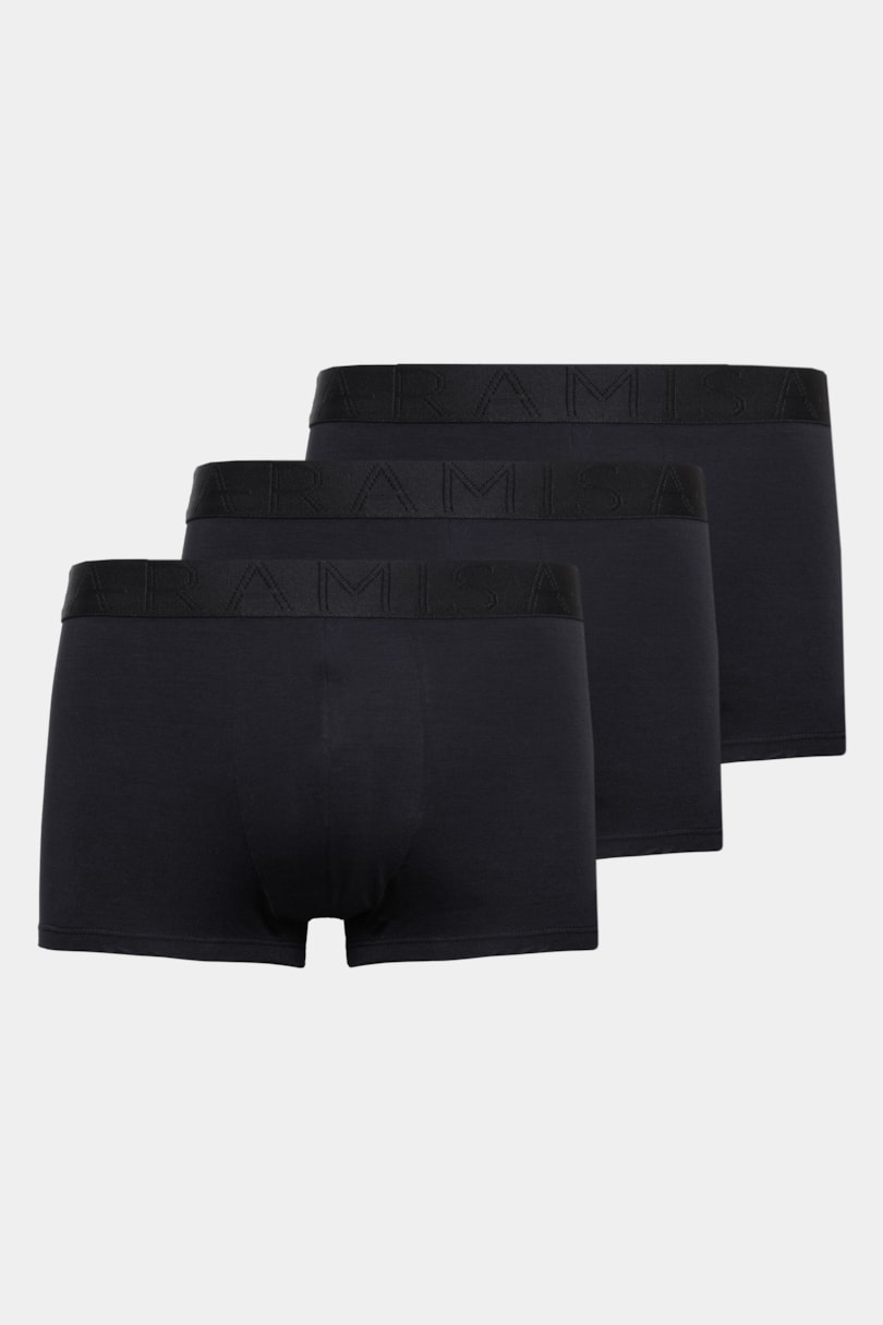 Kit Cueca Boxer Curto Modal Lenzing Preto