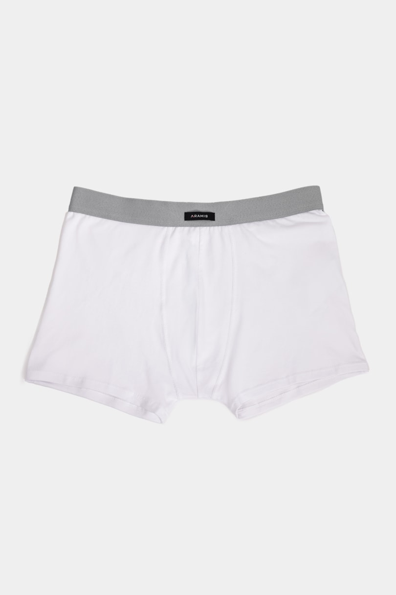 Kit Cueca Boxer Longa Cotton Branco