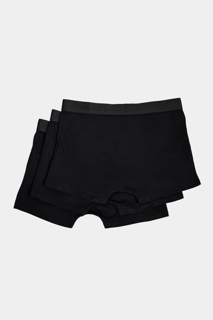 Kit Cueca Boxer Longa Cotton Preto — foto 3 de 4