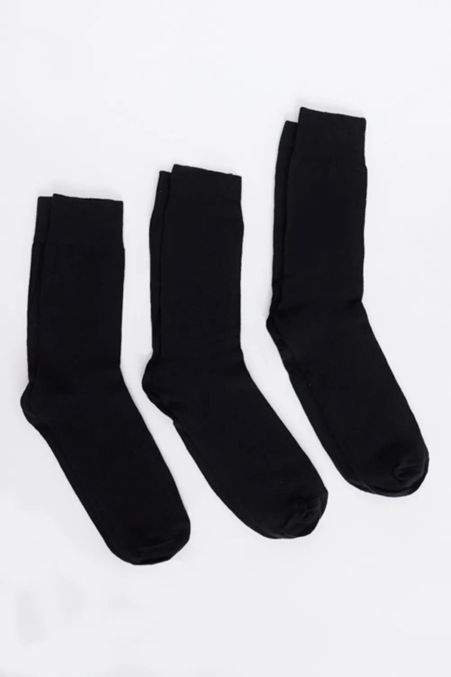 Kit Meia Básica Cano Longo Preto — foto 1 de 2