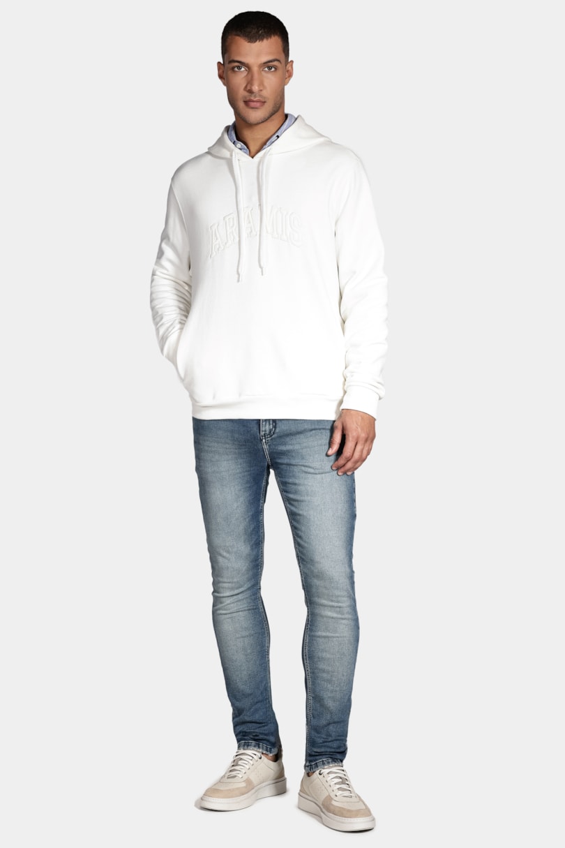 Moletom College Aramis Off White