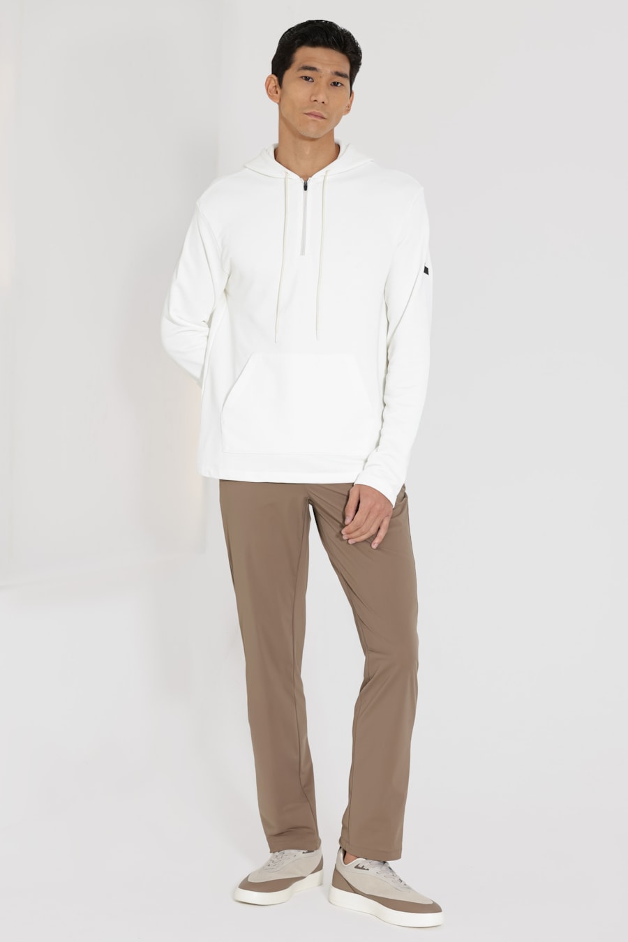 Moletom Com Capuz Urban Poliamida Off White — foto 2 de 5