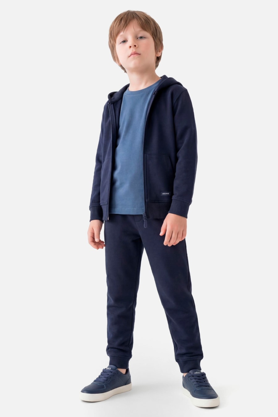 Moletom Infantil Basic Sweatshirt Navy — foto 2 de 5