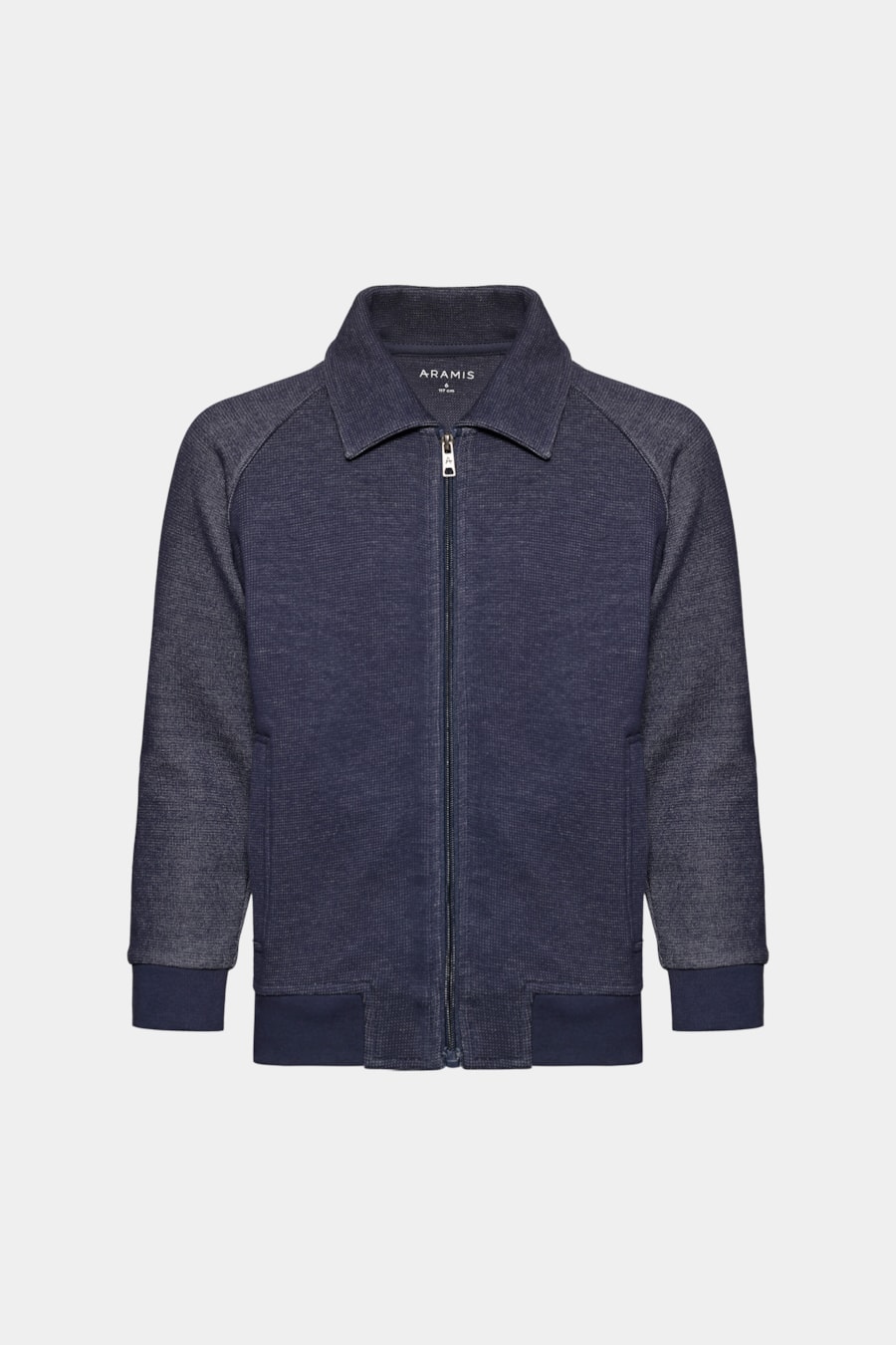 Moletom Infantil Raglan Piquet Marinho — foto 3 de 3