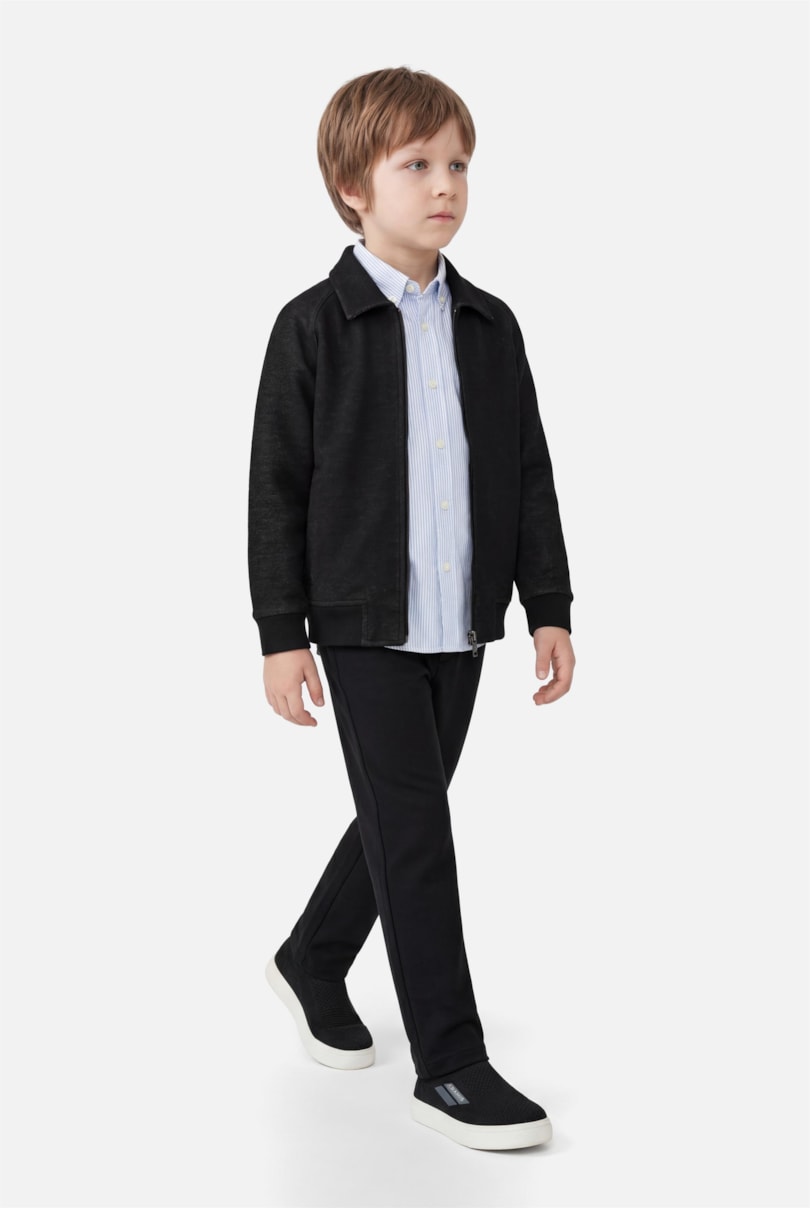 Moletom Infantil Raglan Piquet Preto