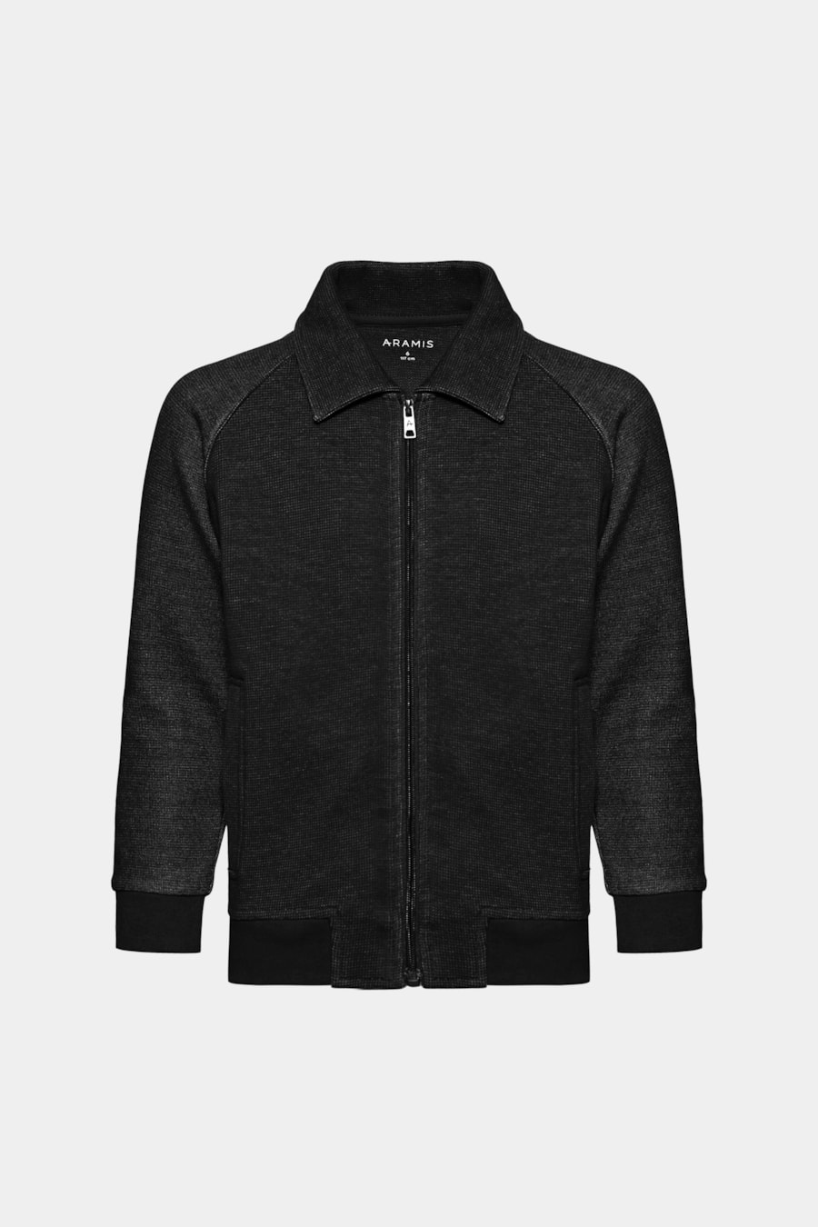 Moletom Infantil Raglan Piquet Preto — foto 3 de 3
