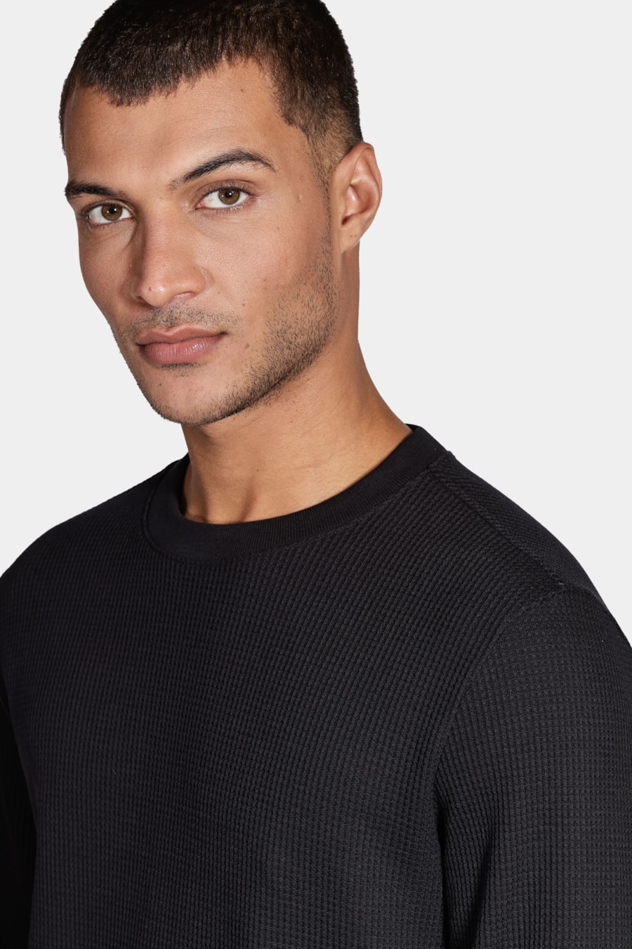 Moletom Wafle Sweatshirt Preto — foto 3 de 5