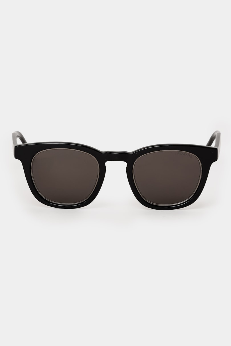 Óculos de Sol Rail Acetato Preto