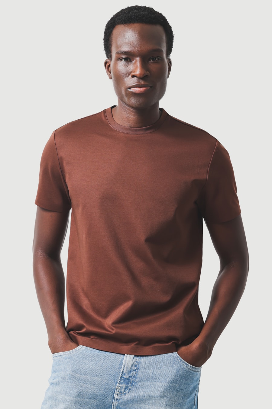 Oyster T-Shirt Regular Mocha 116 — foto 1 de 7