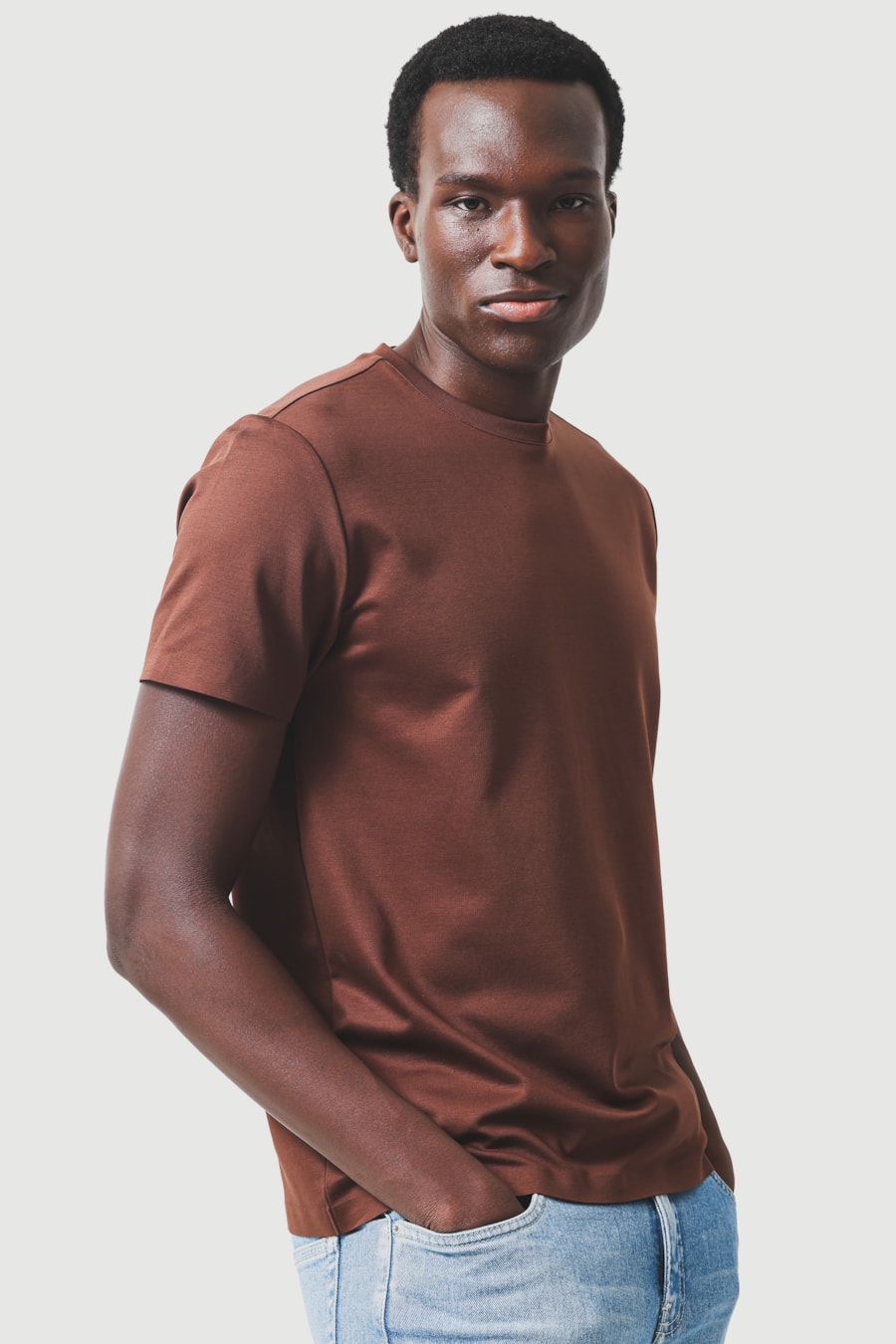 Oyster T-Shirt Regular Mocha 116 — foto 3 de 7