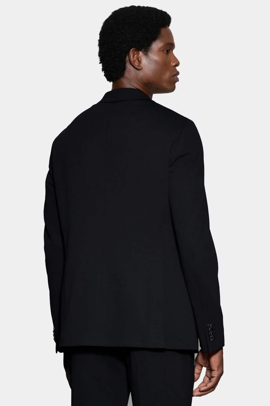 Paletó Piquet Soft Super Slim Preto — foto 4 de 5