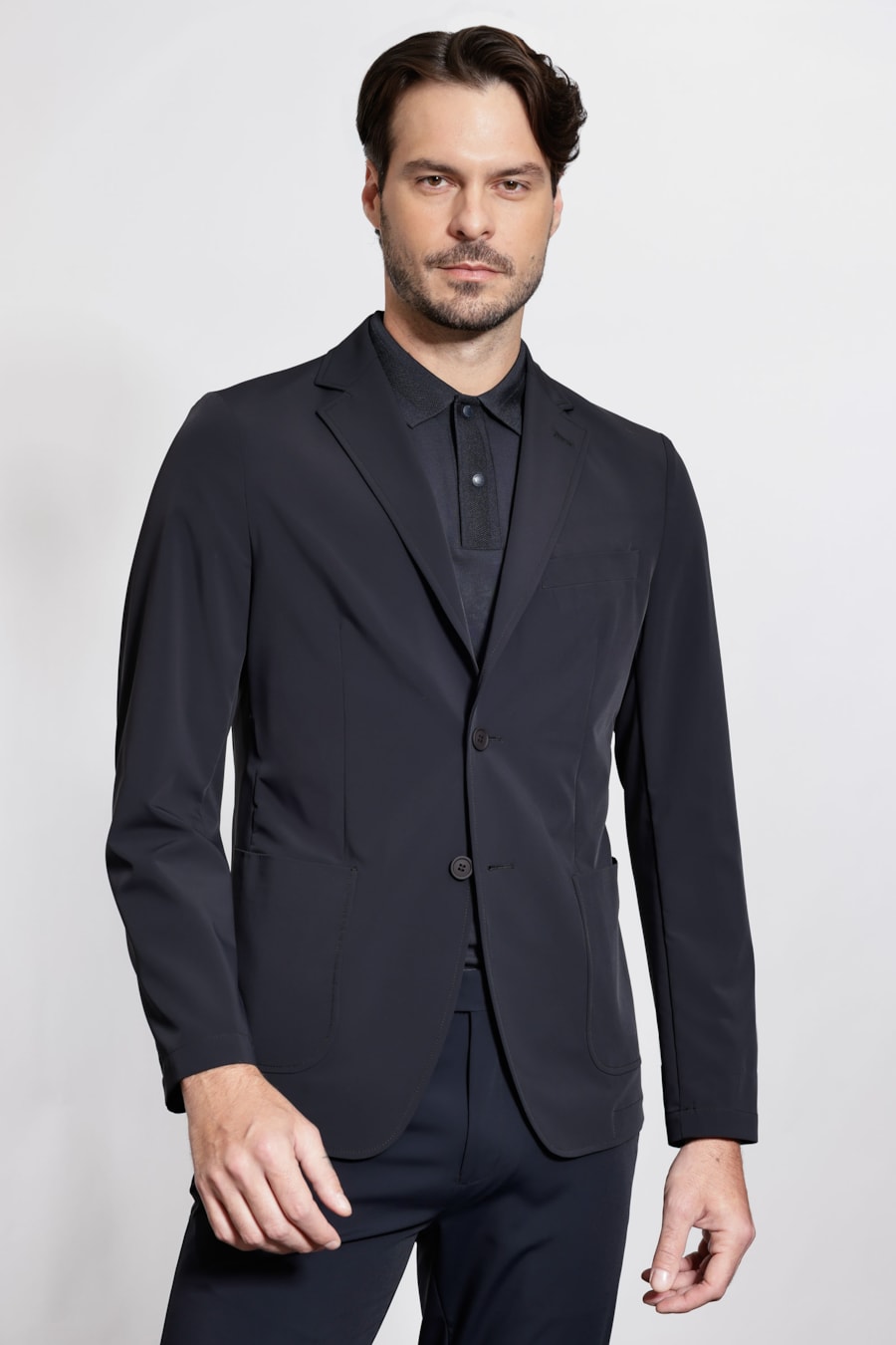 Paletó Super Slim Traveller Marinho Escuro — foto 1 de 5
