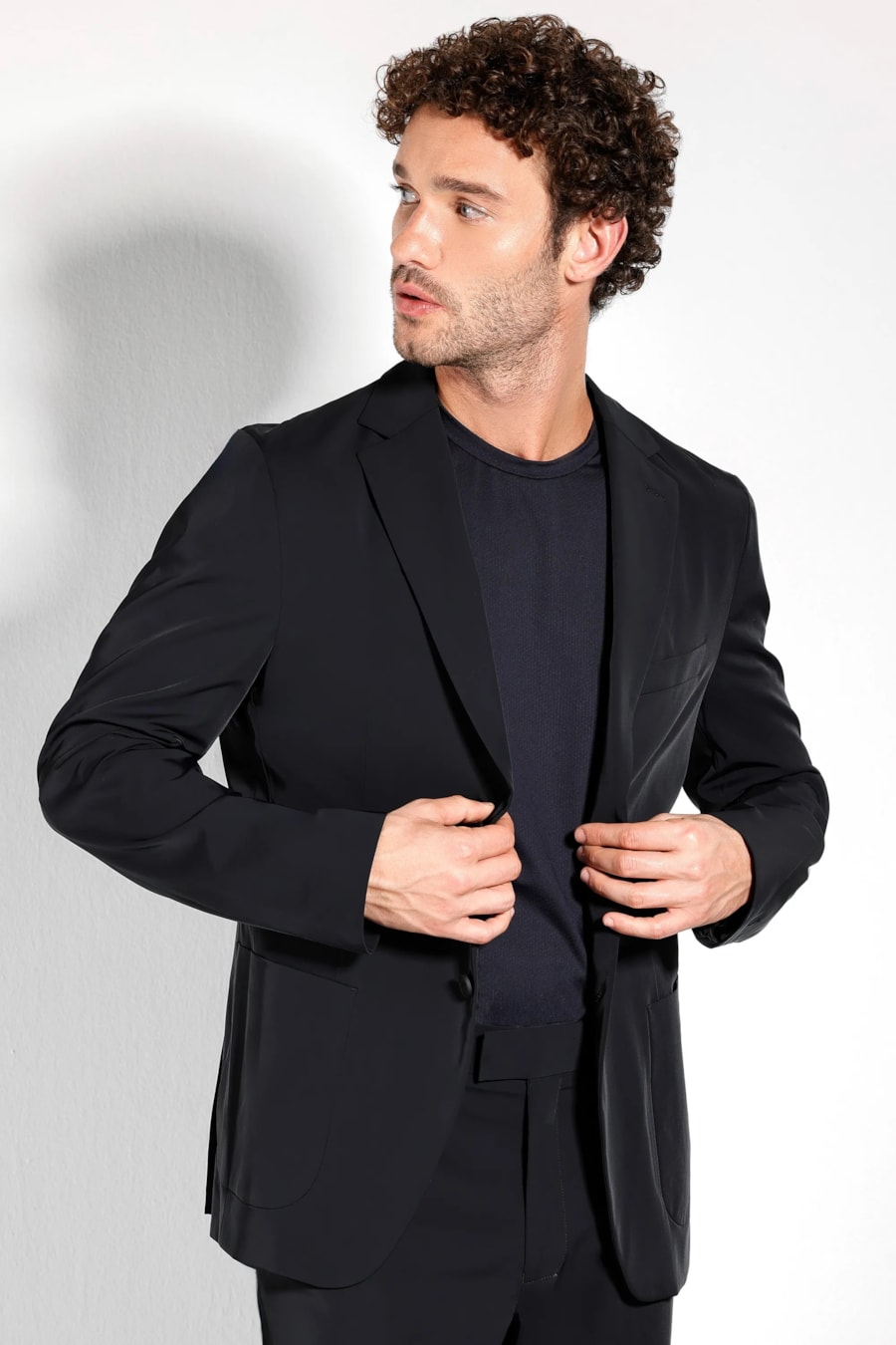 Paletó Tech Twill Super Slim Preto — foto 1 de 5