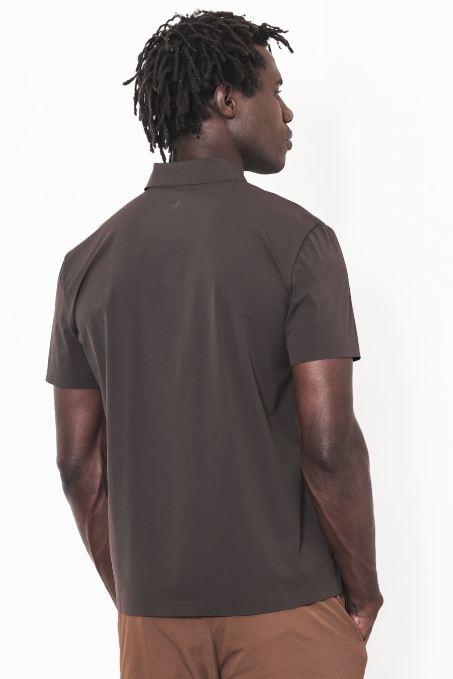 Polo Fusionada Com Zíper Bonded Castor — foto 6 de 8