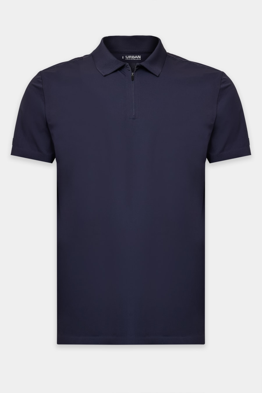 Polo Fusionada Com Zíper Bonded Marinho — foto 6 de 7