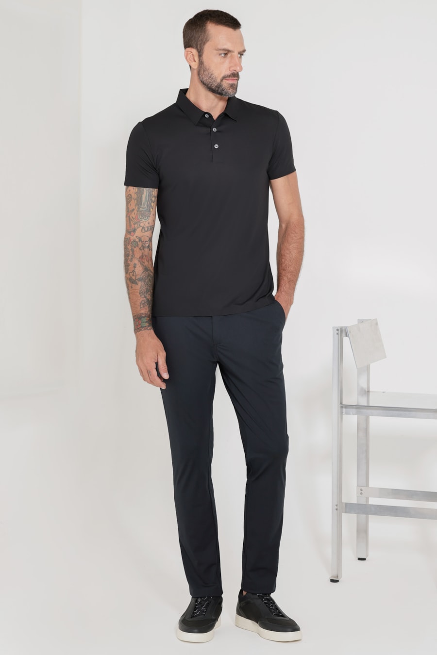 Polo Fusionada Missão Impossível Preto — foto 2 de 6