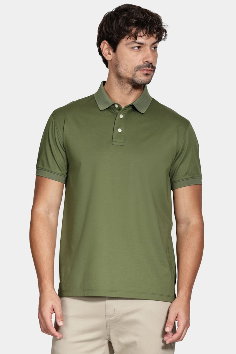 Polo Manga Curta A-70 Interlock Militar