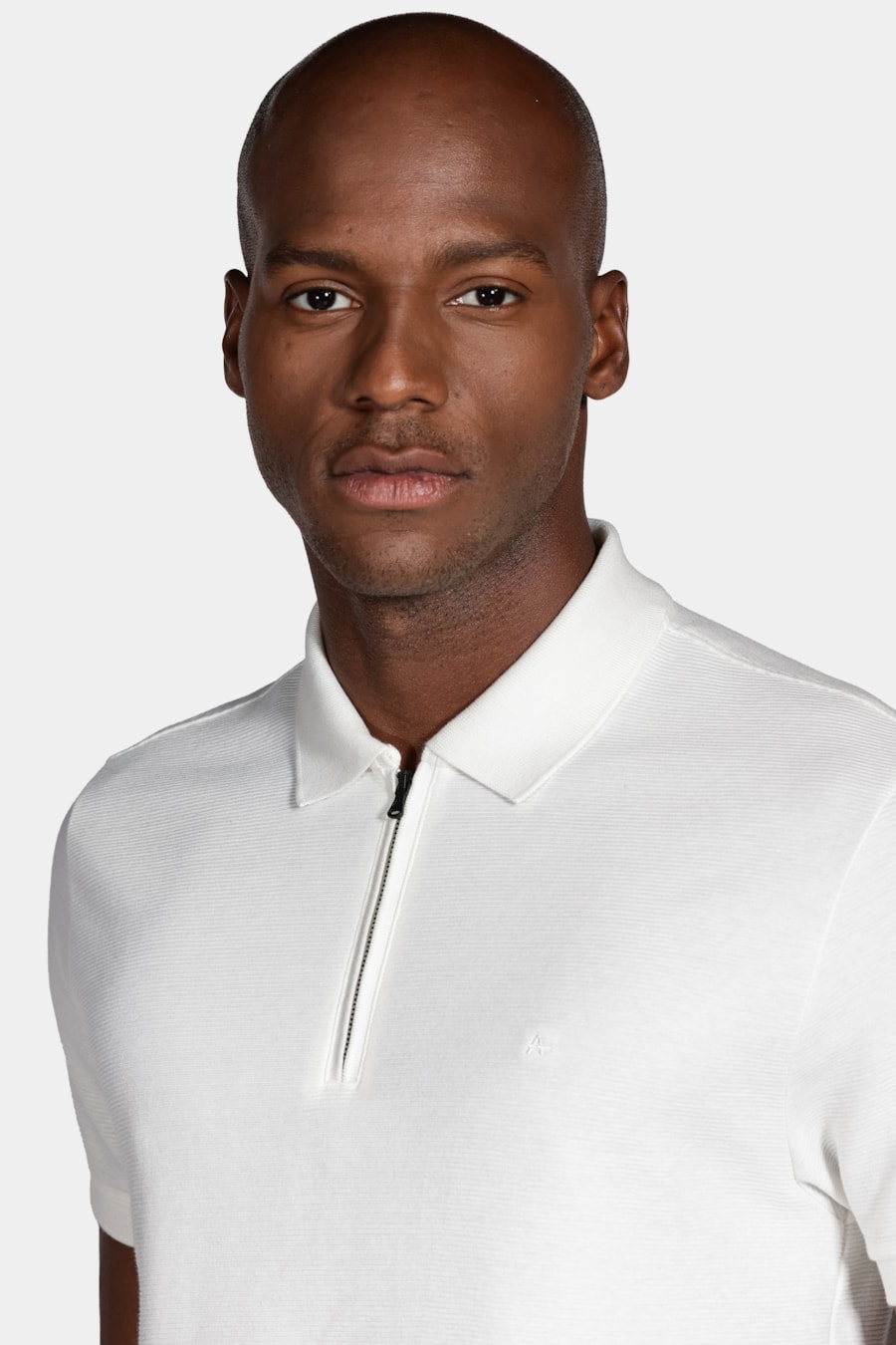 Polo Manga Curta Algodão Ottoman Off White — foto 3 de 4