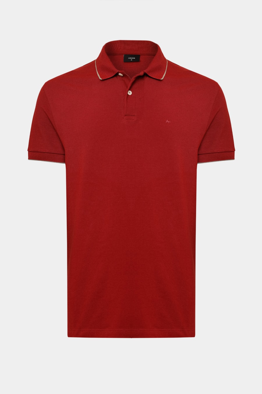 Polo Manga Curta Classic 1 Friso Vermelho Carmim 115 — foto 5 de 5