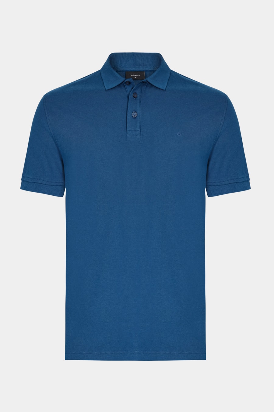 Polo Manga Curta Cotton Piquet Basic Azul Petroleo — foto 5 de 5