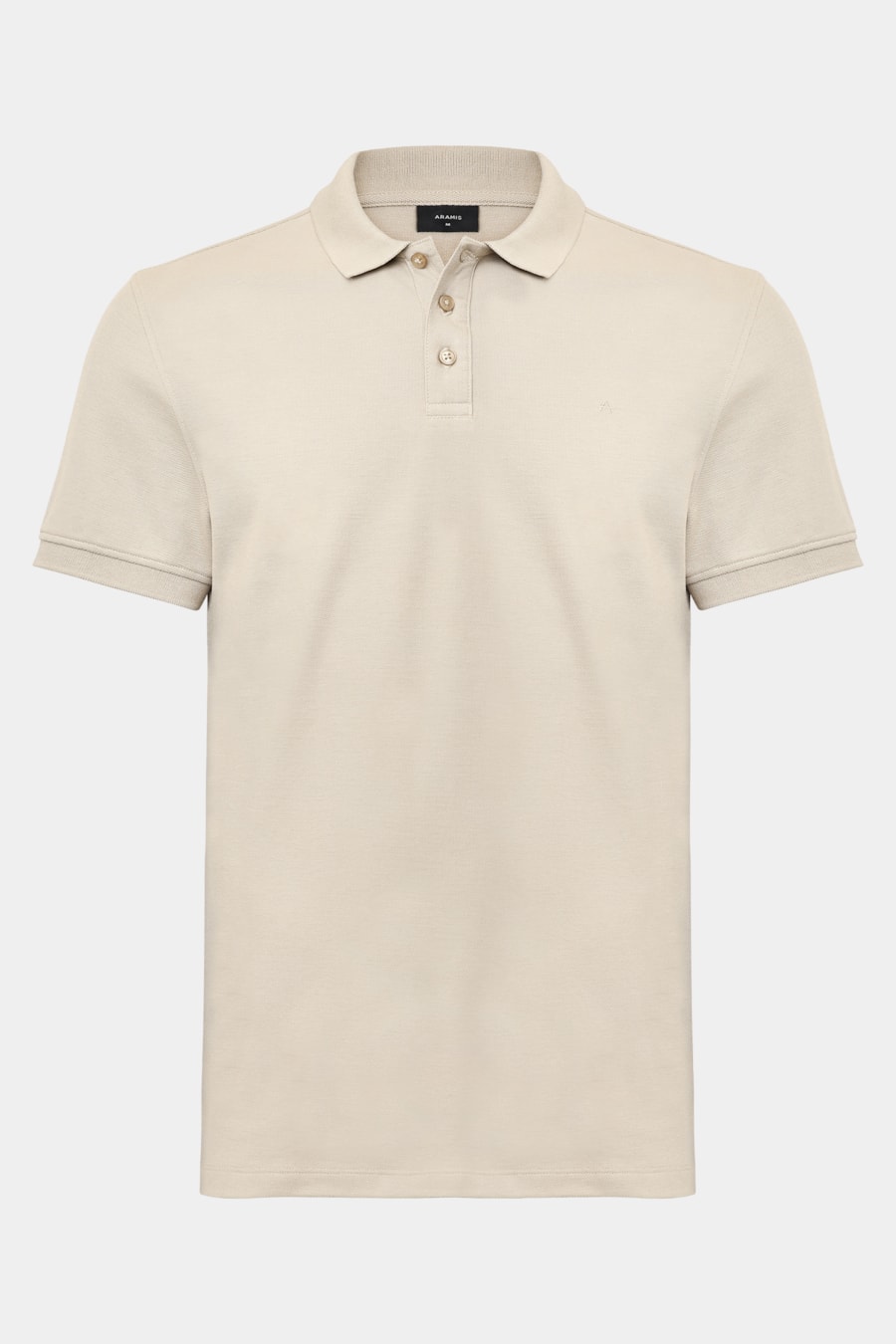 Polo Manga Curta Cotton Piquet Basic Caqui Mascavo 114 — foto 5 de 5