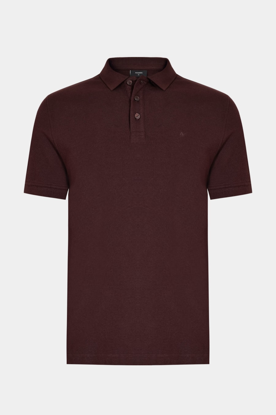 Polo Manga Curta Cotton Piquet Basic Marrom — foto 5 de 5
