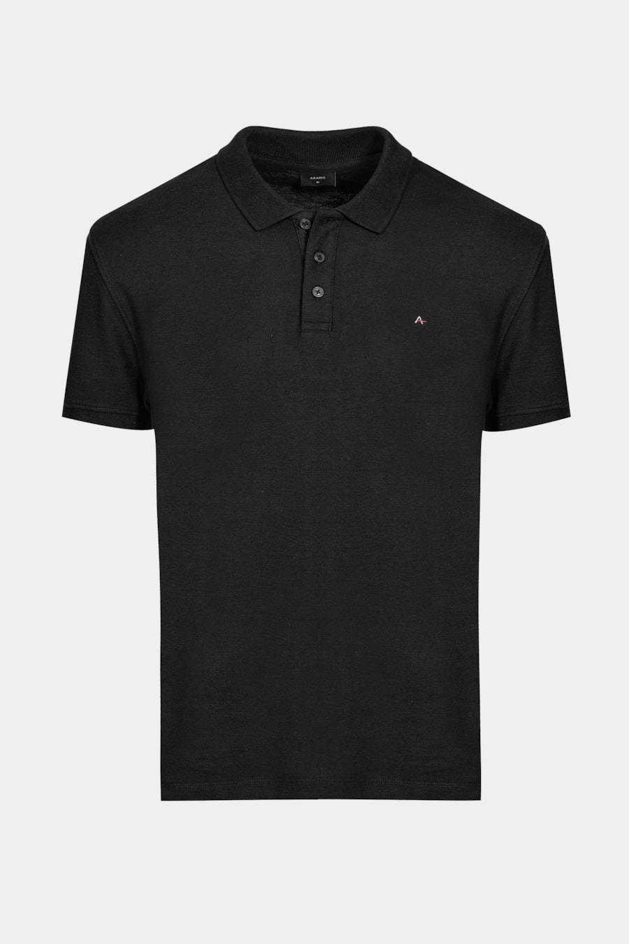 Polo Manga Curta Cotton Piquet Basic Preto — foto 5 de 5