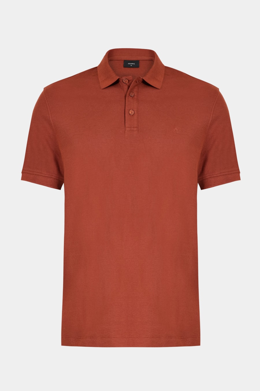 Polo Manga Curta Cotton Piquet Basic Tijolo — foto 5 de 5