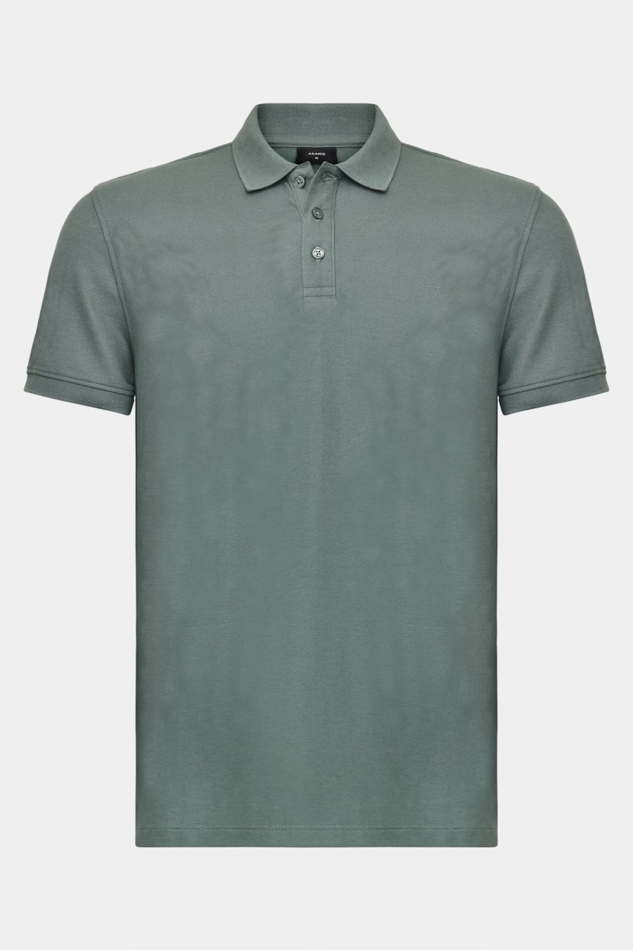 Polo Manga Curta Cotton Piquet Basic Verde Bandeira — foto 5 de 5