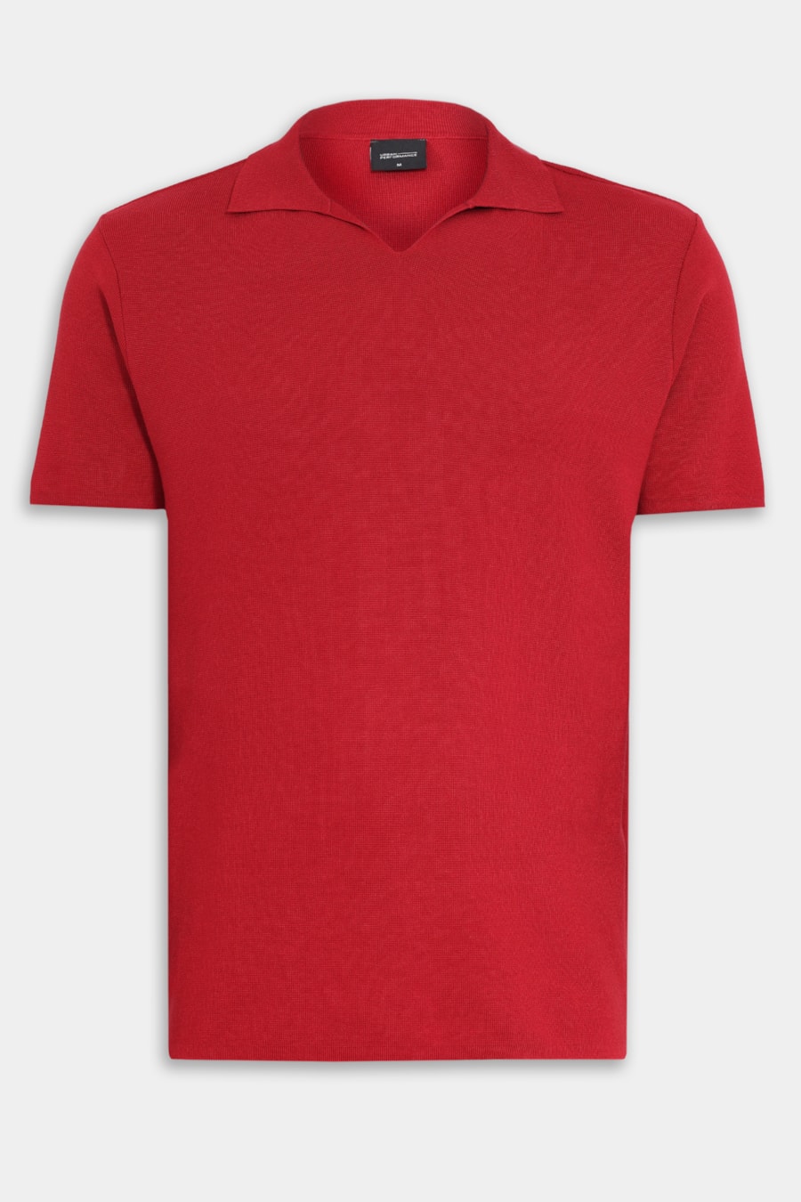 Polo Manga Curta Double Knit Vermelho — foto 5 de 6
