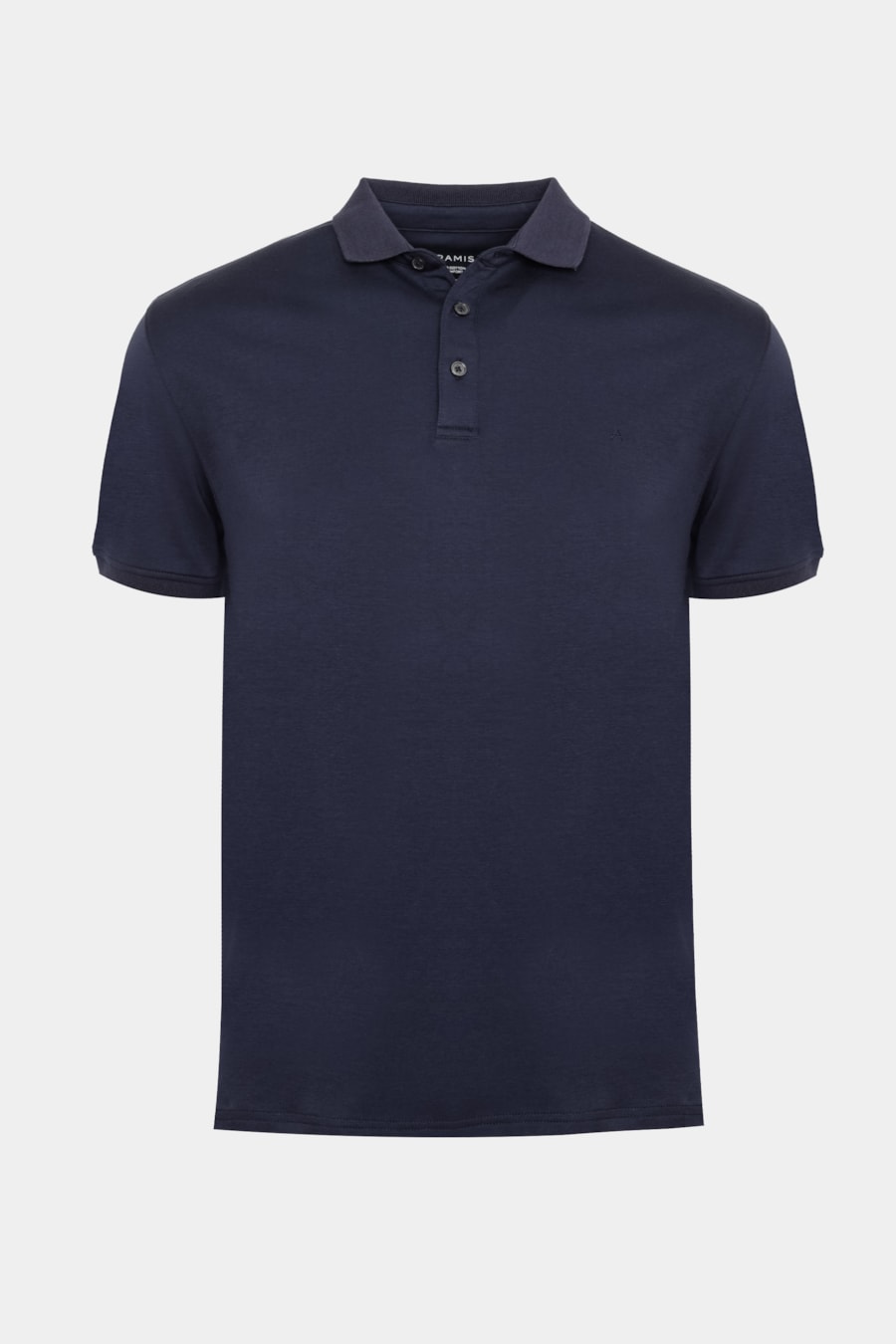 Polo Manga Curta Liquid Cotton Navy — foto 5 de 5