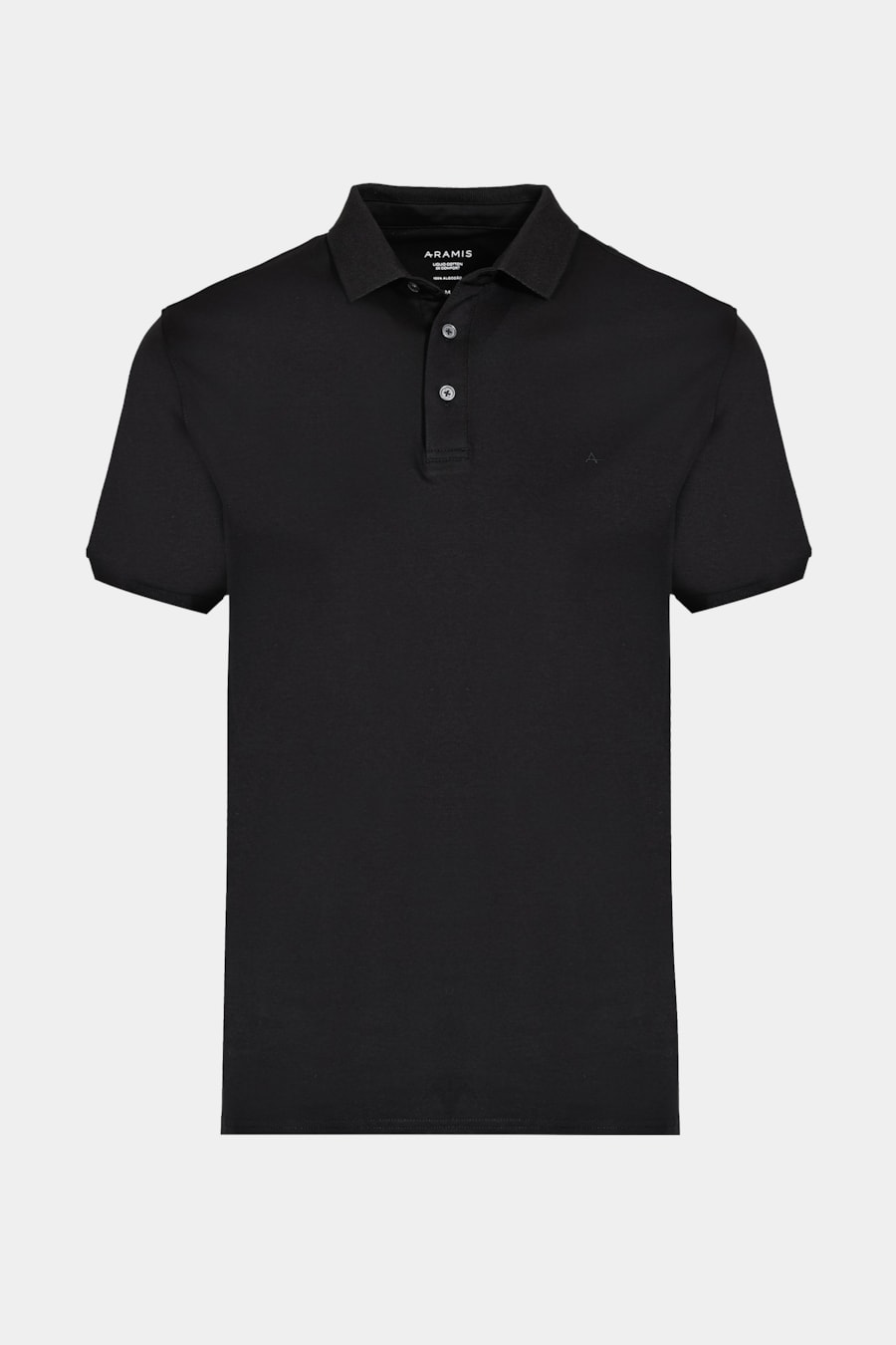 Polo Manga Curta Liquid Cotton Preto — foto 5 de 5