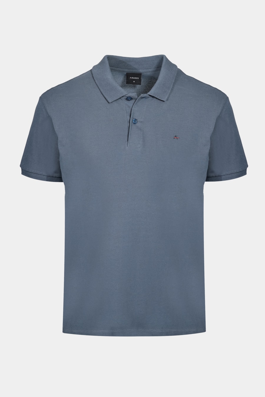 Polo Manga Curta Lisa Piquet Azul Escuro — foto 5 de 5