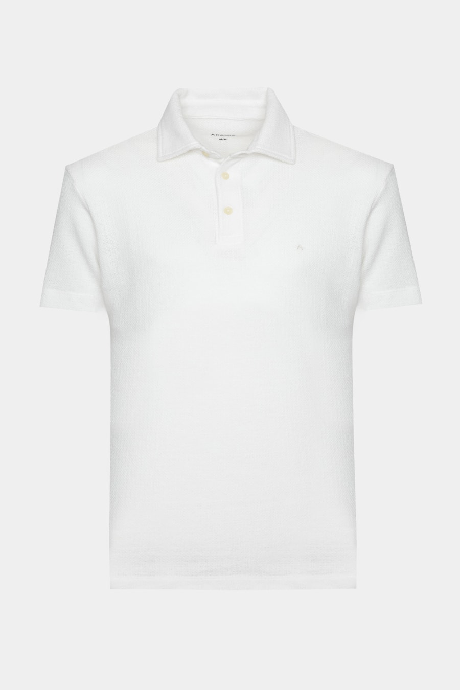 Polo Manga Curta Malha Heritage Off White — foto 5 de 5