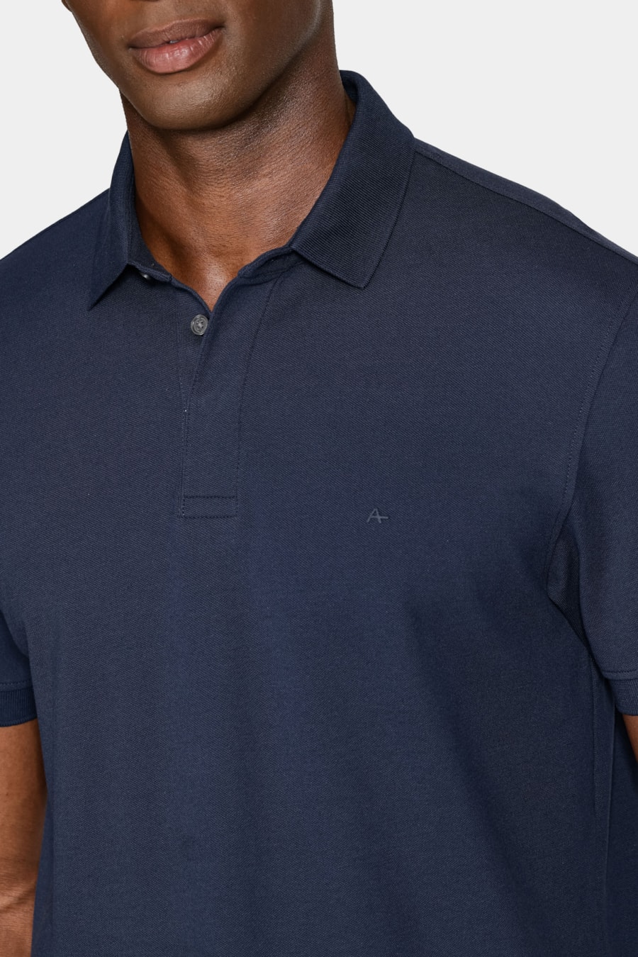 Polo Manga Curta Piquet Color Fix Navy — foto 3 de 7