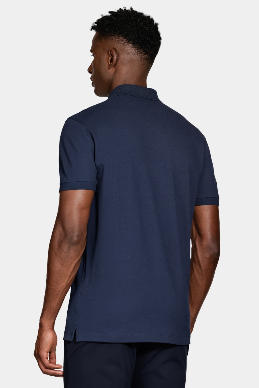 Polo Manga Curta Piquet Color Fix Navy — foto 4 de 7