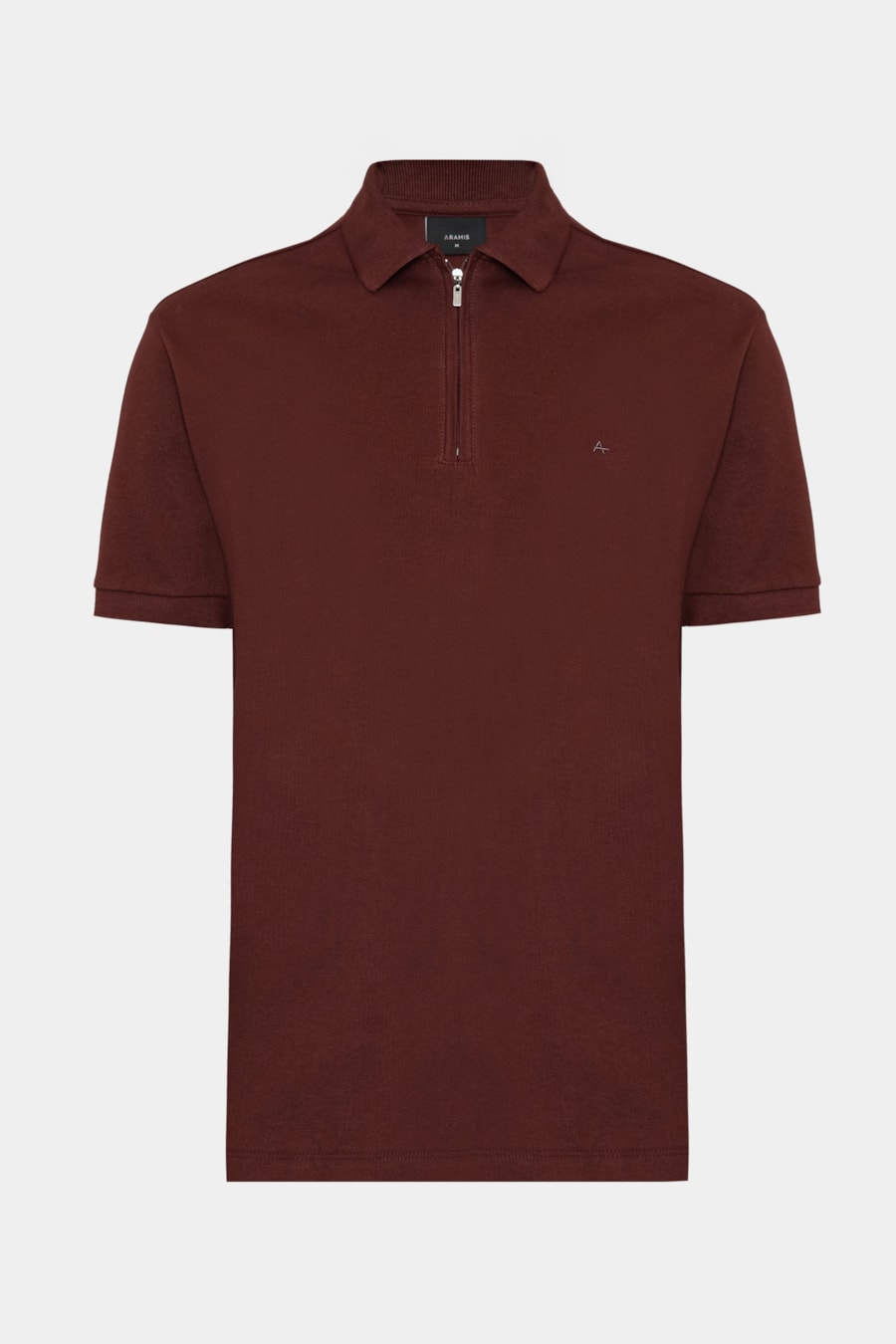 Polo Manga Curta Piquet Com Zíper Merlot 117 — foto 6 de 6