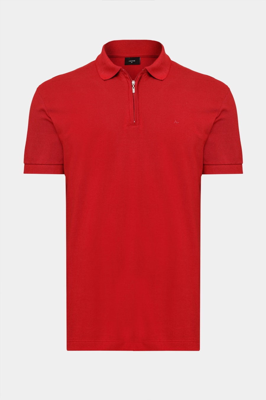 Polo Manga Curta Piquet Com Zíper Vermelho Aramis 115 — foto 5 de 5