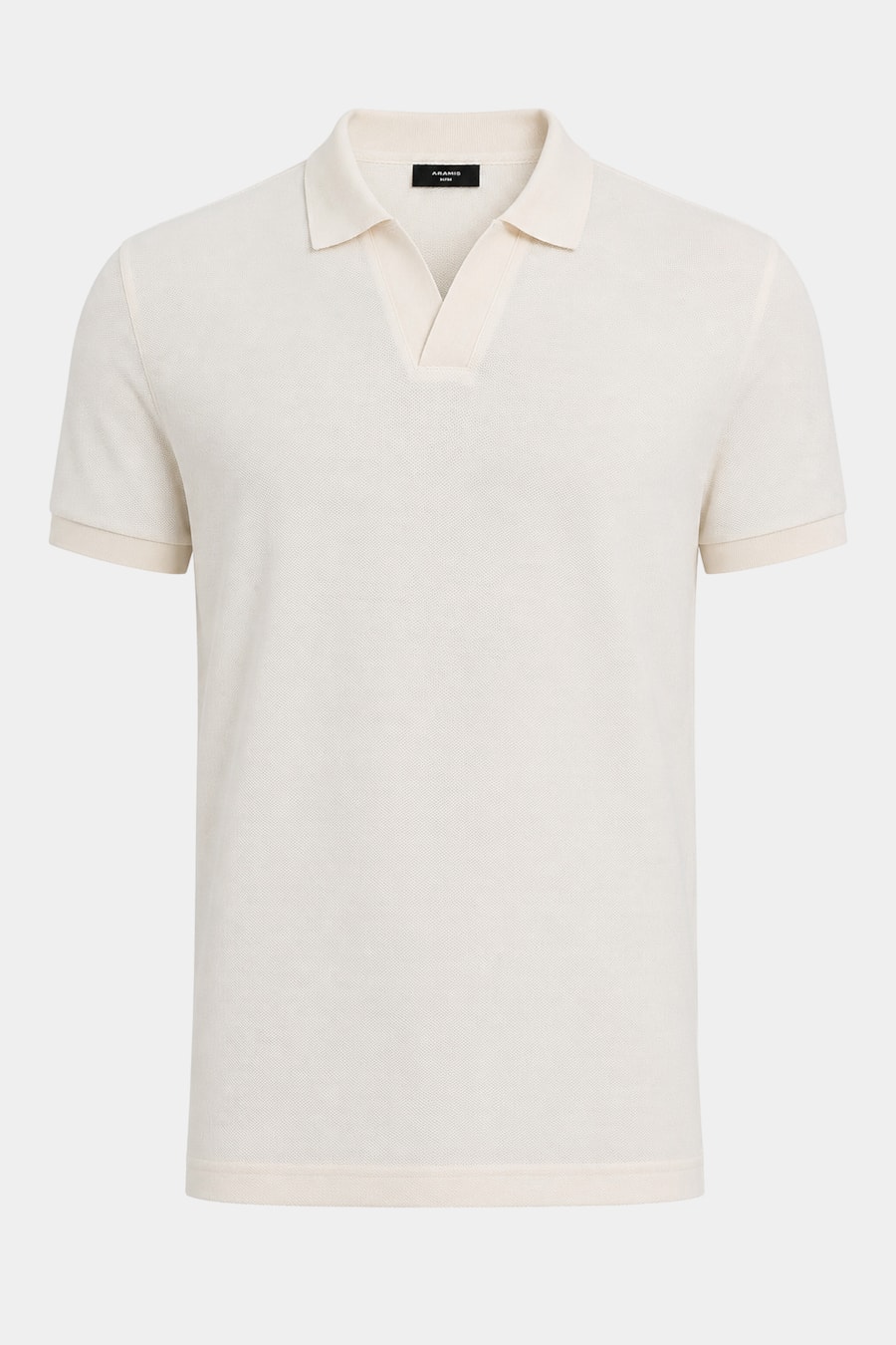 Polo Manga Curta Piquet Favo Off White — foto 6 de 6
