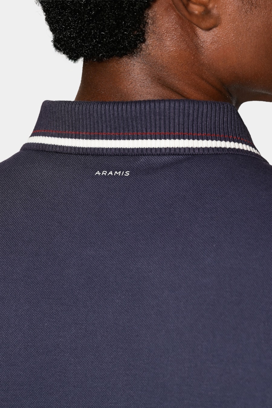 Polo Manga Curta Piquet Gola Navy Navy — foto 4 de 6