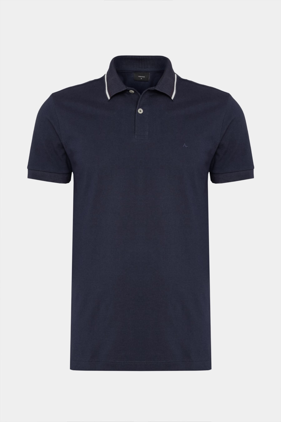 Polo Manga Curta Piquet Gola Navy Navy — foto 6 de 6