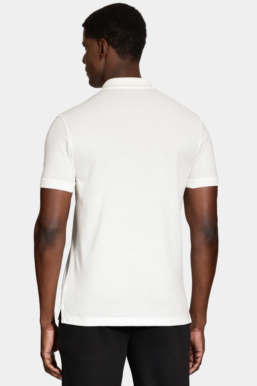 Polo Manga Curta Piquet Peruano Off White — foto 4 de 6