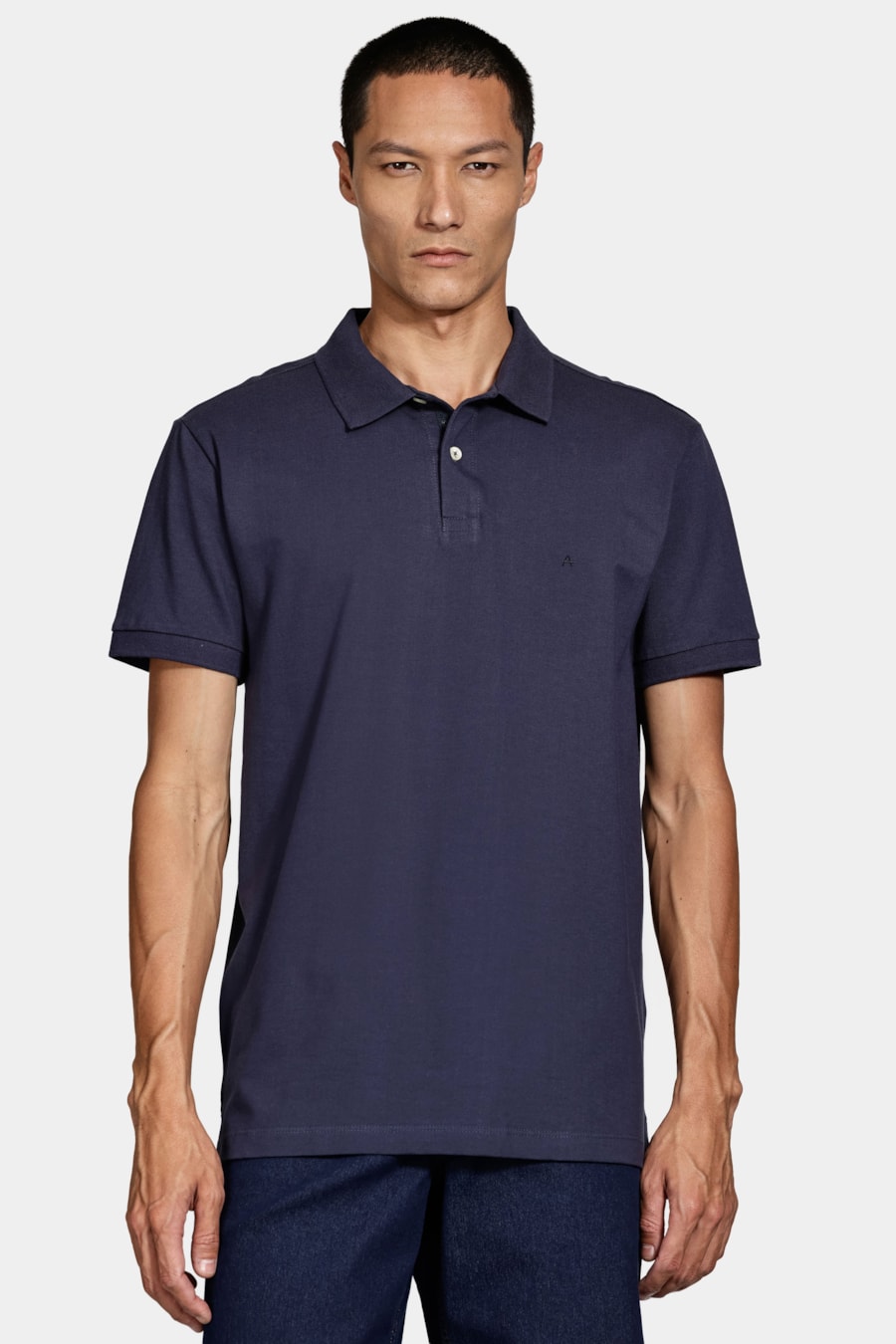 Polo Manga Curta Regular Navy — foto 1 de 5