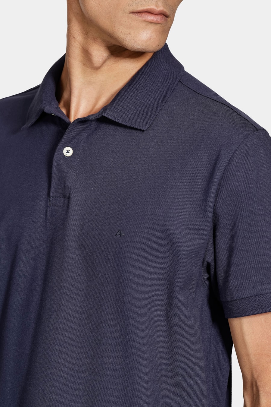 Polo Manga Curta Regular Navy — foto 3 de 5