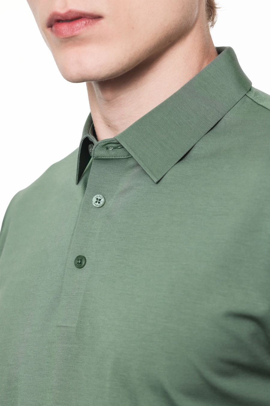 Polo Manga Curta Seamless Menta — foto 3 de 7