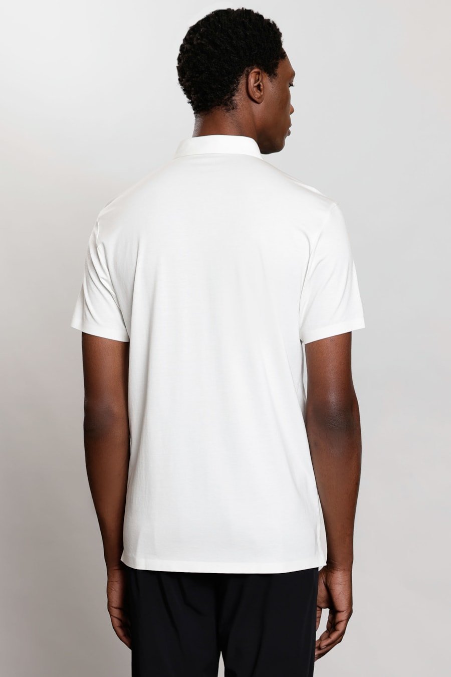 Polo Manga Curta Seamless Off White — foto 4 de 6