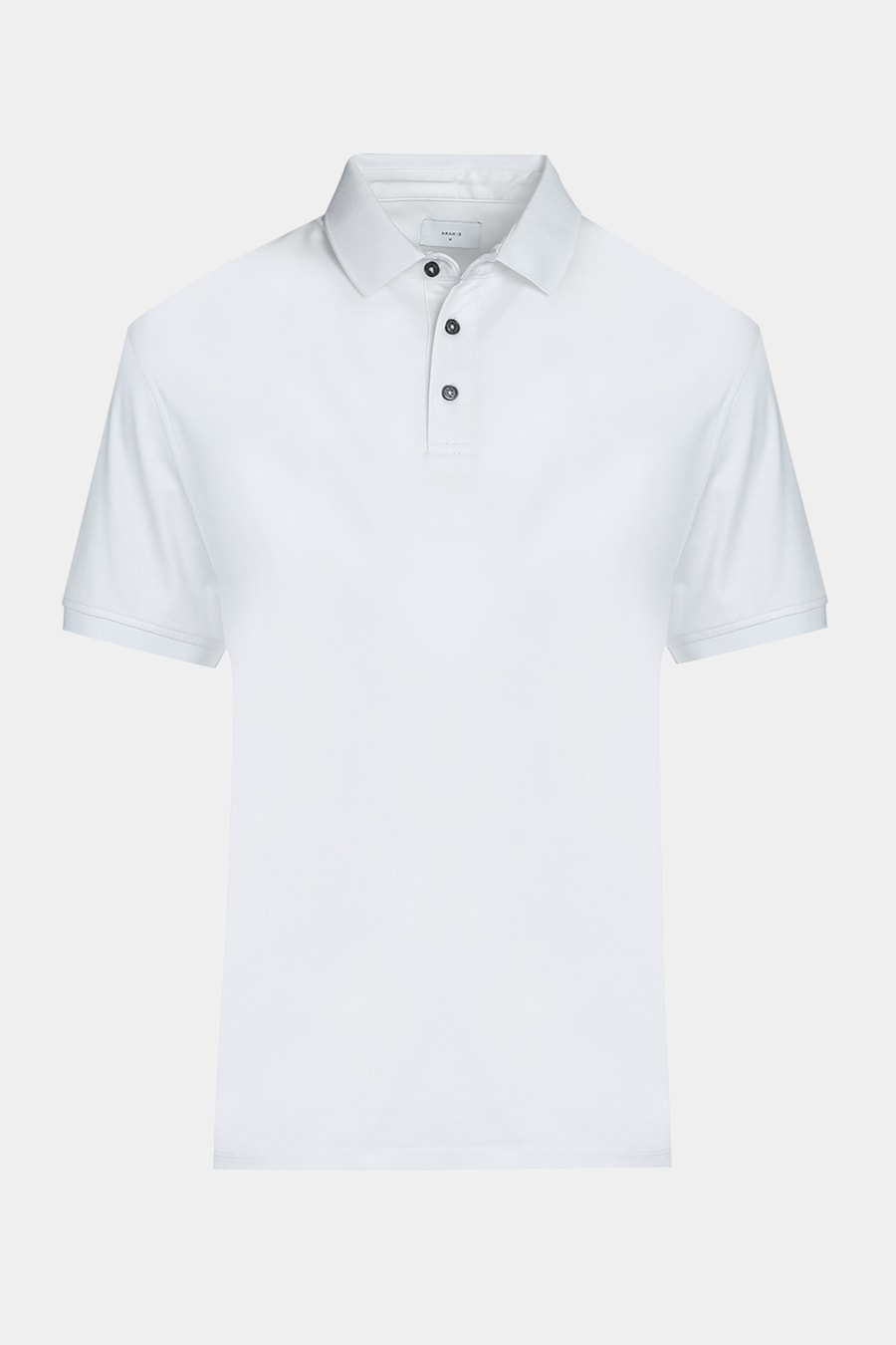 Polo Manga Curta Silk Blend Modal Branco — foto 5 de 5