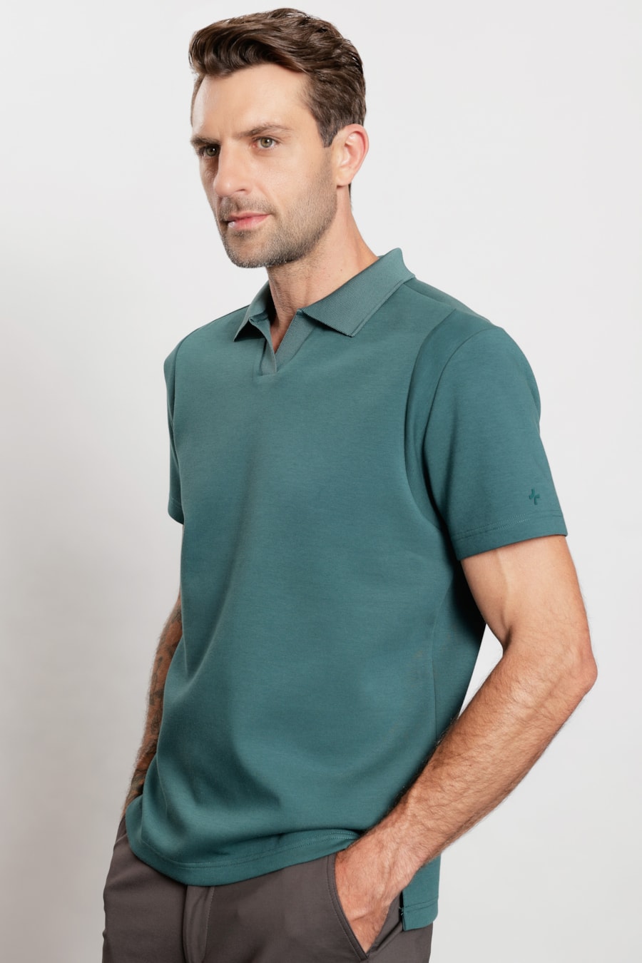 Polo Manga Curta Softprene Verde Urban — foto 1 de 6