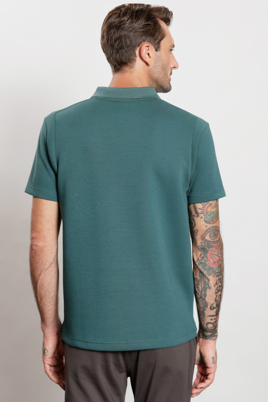 Polo Manga Curta Softprene Verde Urban — foto 4 de 6